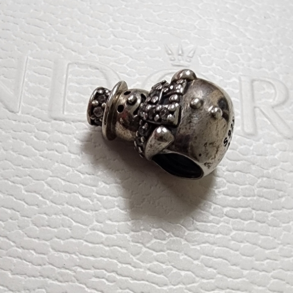 Pandora Snowman Charm with Clear Zirconia - Picture 5 of 6